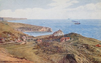 Lulworth Cove van bovenaf door Alfred Robert Quinton